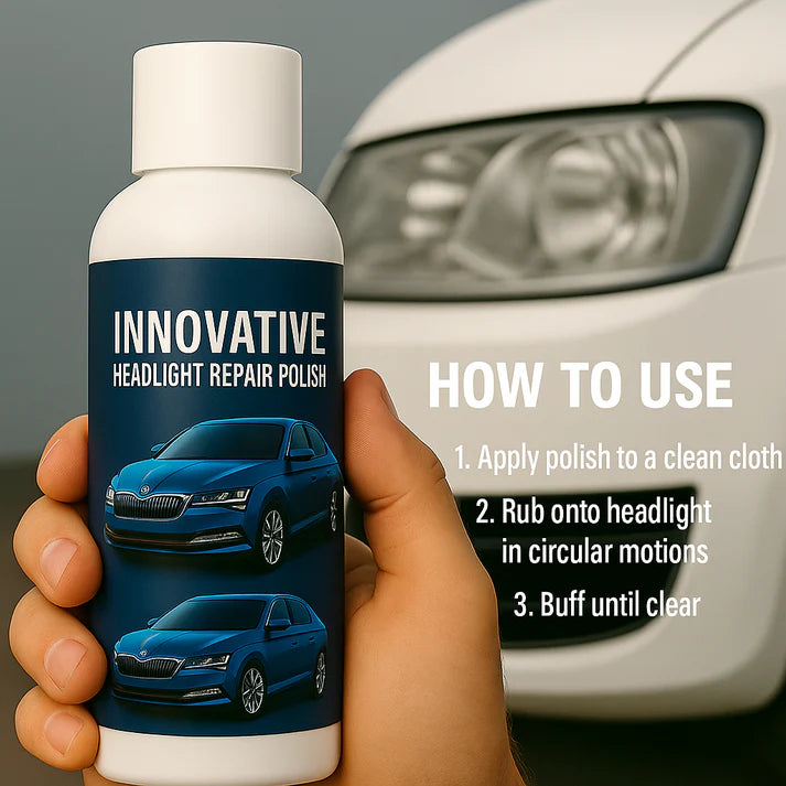 Car Headlight Repair Fluid, Scratch Remover Pack of 2